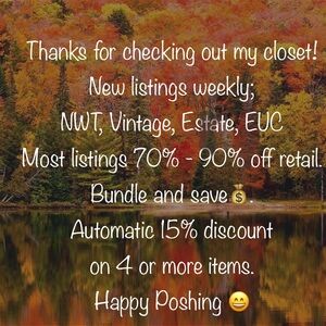 Thanks for checking out‎ my closet!